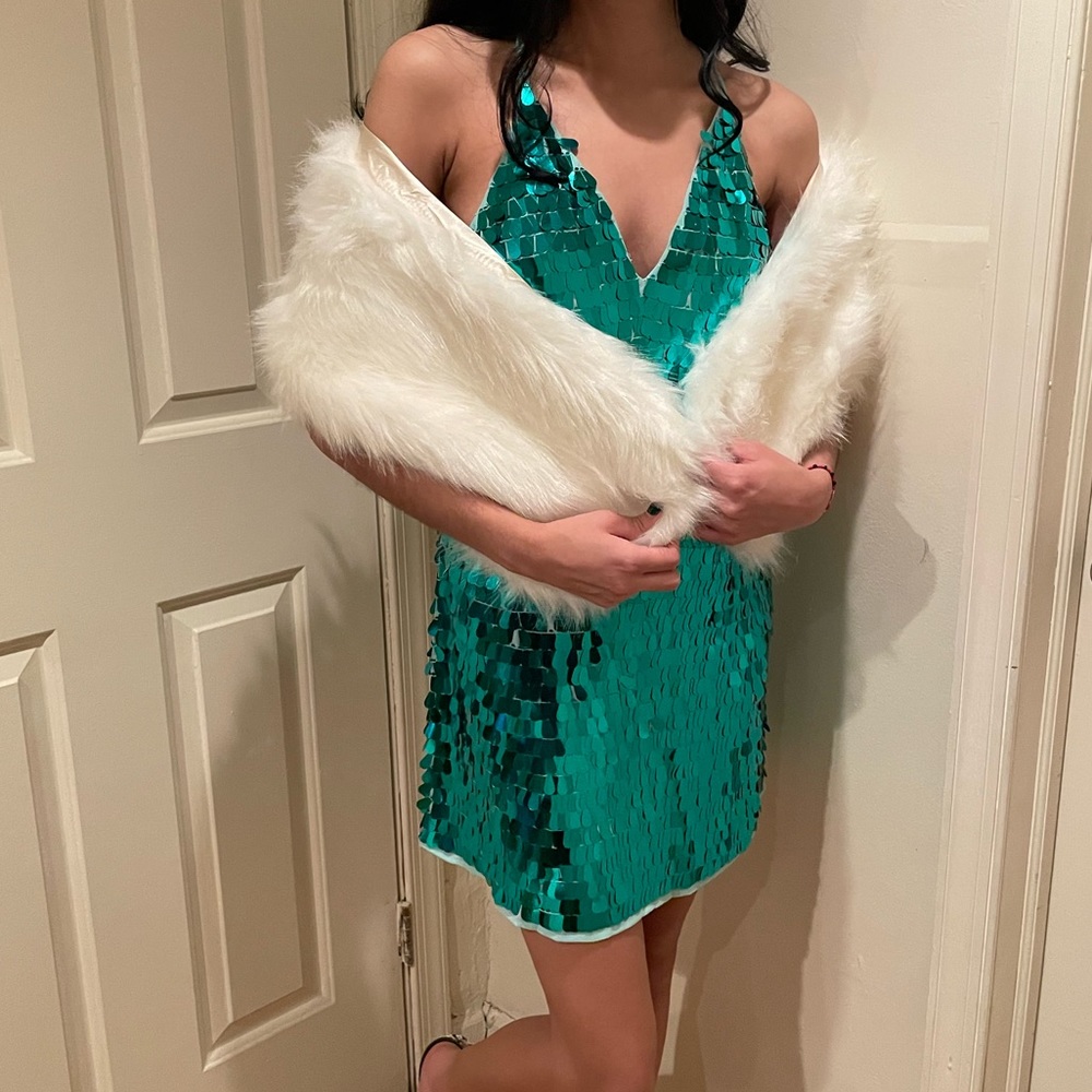 ASOS Emerald Sequin Dress
